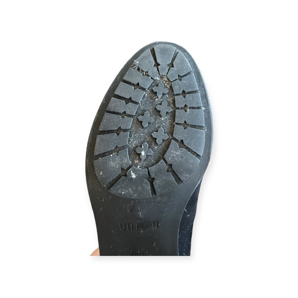 Unisa high boots black heel Size 7.5 heel length 1.5" shaft 18" thank you - Picture 3 of 7